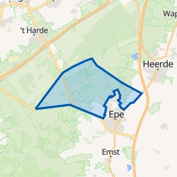 Kaart van Buitengebied Epe Noord