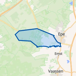 Kaart van Buitengebied Epe West