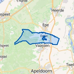 Kaart van Buitengebied Emst