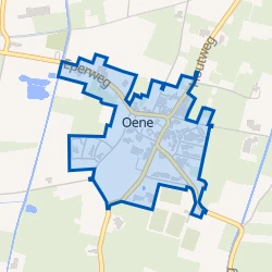 Kaart van Kern Oene
