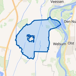 Kaart van Buitengebied Oene