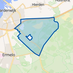 Kaart van Harderwijkerbos