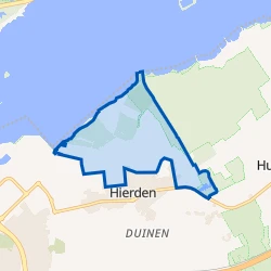Kaart van Hierden Mheenlanden