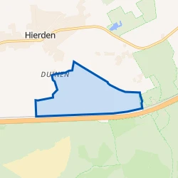 Kaart van Hierden De Duinen