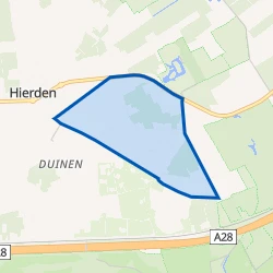 Kaart van Hierden De Biest