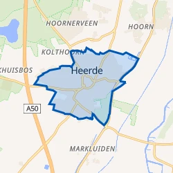Kaart van Heerde