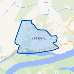 Kaart van Veessen