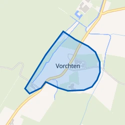 Kaart van Vorchten