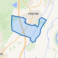 Kaart van Verspreide huizen Heerde-Zuid