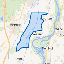 Kaart van Verspreide huizen Lage Land