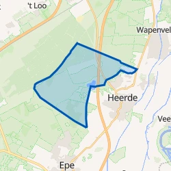 Kaartje van Verspreide huizen bosgebied