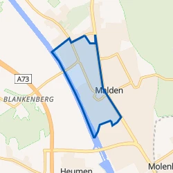 Kaart van Malden-West