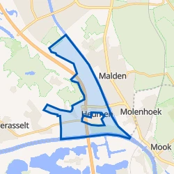 Kaart van Verspreide huizen Heumen