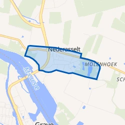 Kaart van Nederasselt