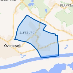 Kaart van Verspreide huizen Worsum