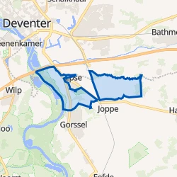 Kaart van Verspreide huizen Epse