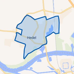 Kaart van Hedel