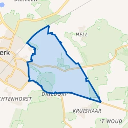 Kaart van Kruishaar