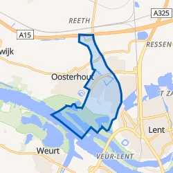 Kaart van Oosterhout