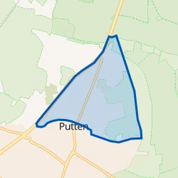 Kaart van Putten-Noord