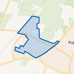 Kaart van Putten-Stationsstraat industriegebied