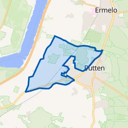Kaart van Verspreide huizen Norden, Bijsteren en Hoef
