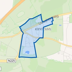 Kaart van Kievitsdel