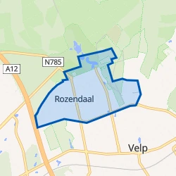 Kaart van Rozendaal
