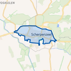 Kaart van Scherpenzeel