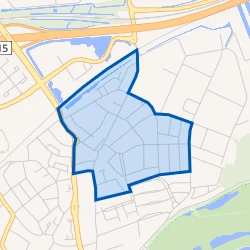 Kaart van Het Ooij
