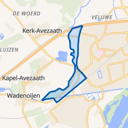 Kaart van Rauwenhof e.o.