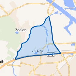 Kaart van Veluwe
