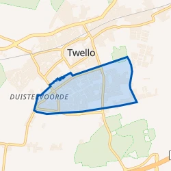 Kaart van Twello-Zuid