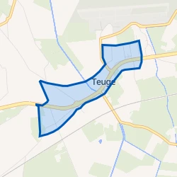 Kaart van Teuge