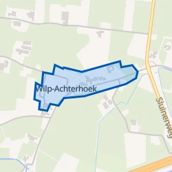 Kaart van Wilp-Achterhoek