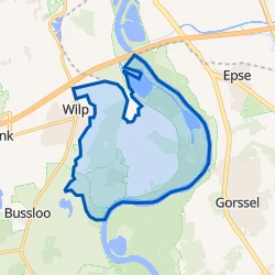 Kaart van Verspreide huizen op de Wilpse Klei