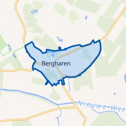 Kaart van Bergharen