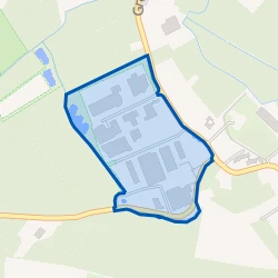 Kaartje van Bedrijventerrein Breekwagen