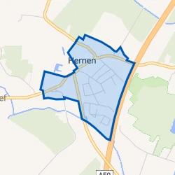 Kaart van Hernen