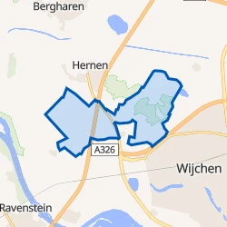 Kaart van Verspreide huizen Leur