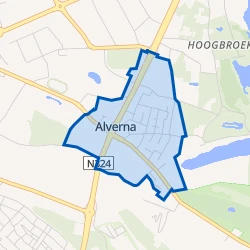 Kaart van Alverna