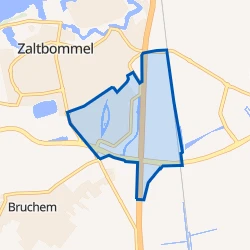Kaart van Verspreide huizen Hoeven