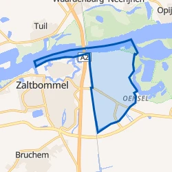 Kaart van Verspreide huizen Oostzijde