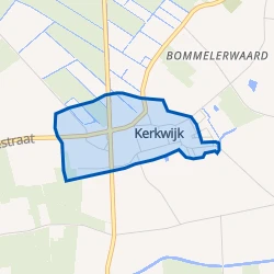 Kaart van Kerkwijk