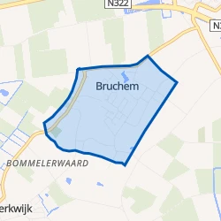 Kaart van Bruchem