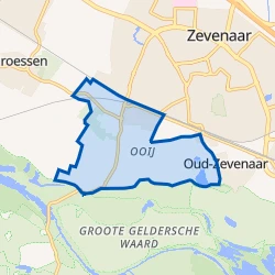 Kaart van Ooy