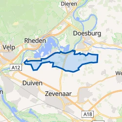 Kaart van Angerlo's Broek