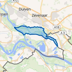 Kaart van Rijnstrangen