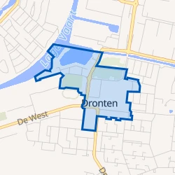 Kaart van Centrum Dronten