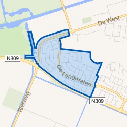 Kaart van De Landmaten